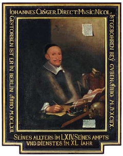Portrait of Johann Crüger