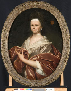 Portrait of Johanna Maria van Dusseldorp (1677-1740) by Philip van Dijk