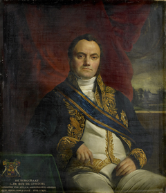 Portrait of Léonard Pierre Joseph, Viscount du Bus de Gisignies, Commissioner-General by François-Joseph Navez