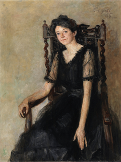 Portrait of Mrs Caughey by Jack Butler Yeats