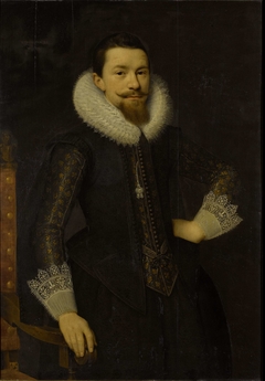 Portrait of Pieter Boudaen Courten by Salomon Mesdach
