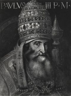 Portrait of Pope Paul III by Cristofano dell'Altissimo
