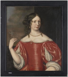 Portrait of Susanna Barbara van Cammingha (1639-1727) by Julius de Geest