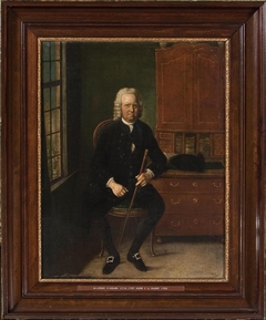 Portrait of Wiardus Siccama ( -1797) by Friedrich Ludwig Hauck