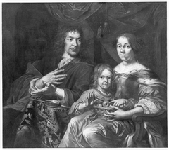 Portret van een familie by Anonymous