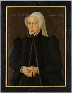Portret van een onbekende dame by Adriaen van Cronenburg