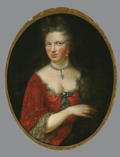 Postuum portret van Judith van Braeckel ? by Johann Friedrich Bodecker
