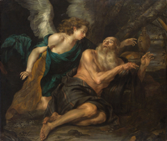 Prophet Elias, vom Engel gespeist