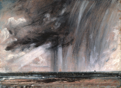 Rainstorm over the Sea by John Constable