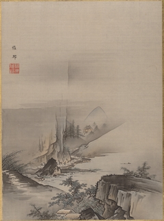 Rapids and Fall of a River by Hashimoto Gahō