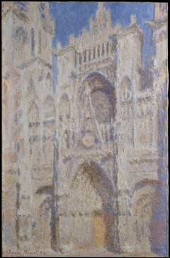 Rouen Cathedral, Portal, Sunlight