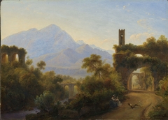 Ruins in an Italian Landscape by Louise-Joséphine Sarazin de Belmont