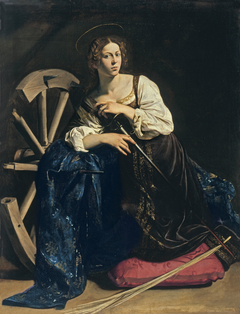 Saint Catherine of Alexandria by Caravaggio