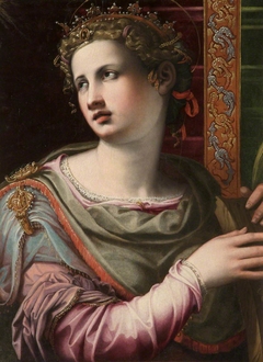 Saint Catherine by Michele Tosini