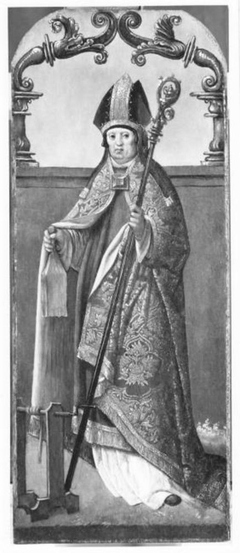 Saint Erasmus by Jacob Cornelisz van Oostsanen