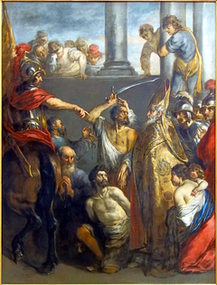 Saint Nicolas sauvant les captifs by Jan Cossiers