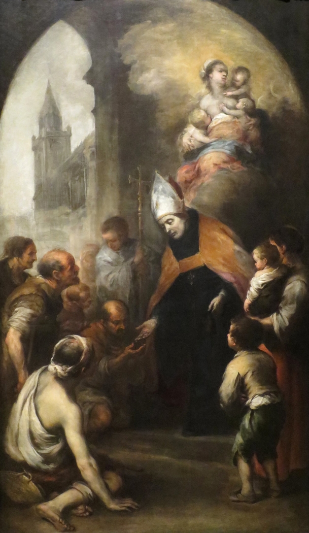 Saint Thomas of Villanueva Giving Alms to the Poor