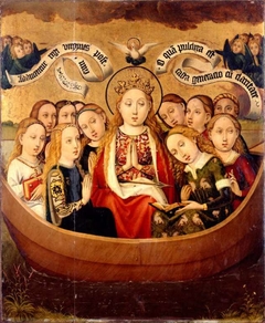 Saint Ursula and her companions in a boat by Anonymous
