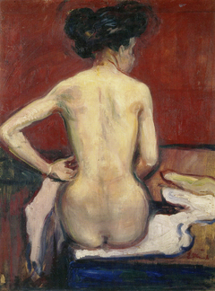 Seated Nude with her Back Turned