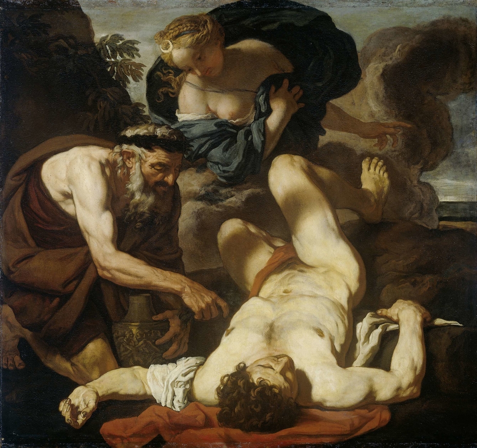 Selene and Endymion (formerly entitled The Death of Orion)