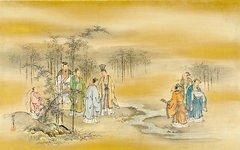 Seven Sages of the Bamboo Grove by Kanō Tanshin