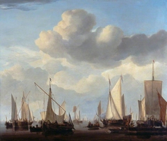 Shipping in a Calm by Willem van de Velde the Younger