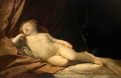 Sleeping (Christ) Child by after Guido Reni