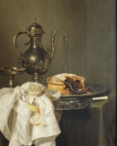 Still Life with a Silver Pitcher and Pie