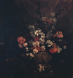 Still Life with a Vase of Flowers by Attributed to Jean-Baptiste Monnoyer