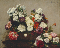 Still Life with Flowers by Henri Fantin-Latour