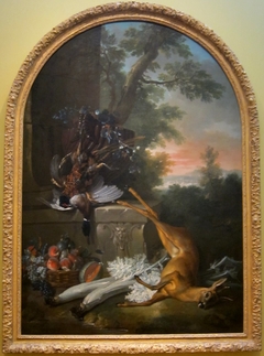 Still-life with Game in a Landscape by Jean-Baptiste Oudry