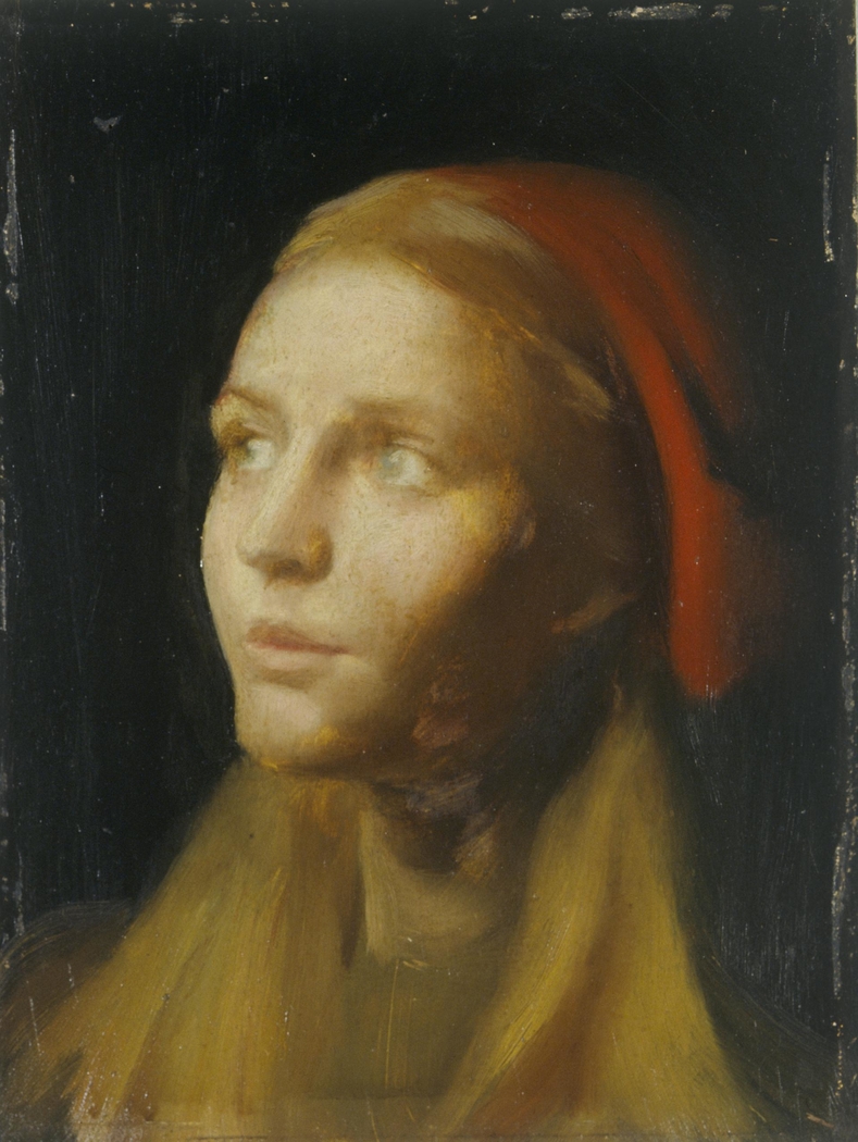 Study of a Girl’s Head