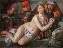 Susanna and the Elders by Hendrik Goltzius