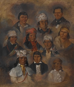 Ten Potawatomi Chiefs by George Winter