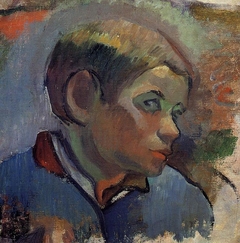 Tête de jeune paysan by Paul Gauguin