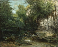 The Banks of a Stream by Gustave Courbet