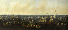 The Battle of the Zuider Zee, 6 October 1573 by Abraham de Verwer