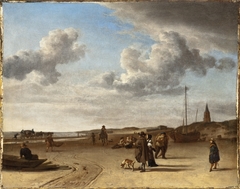 The Beach Scheveningen by Adriaen van de Velde