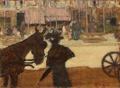 The Cab Horse by Pierre Bonnard