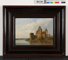 The Castle Radboud in Medemblik by John Farncombe Sanders