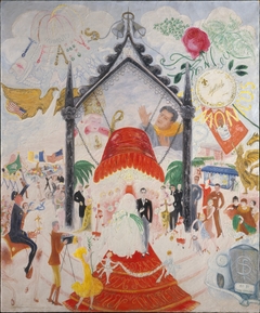 The Cathedrals of Fifth Avenue by Florine Stettheimer