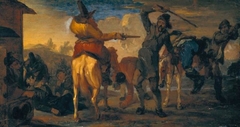 The Combat of Hudibras and Cerdon by Francis Le Piper