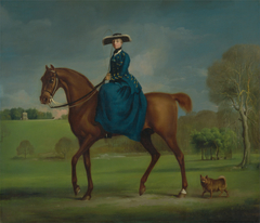 The Countess of Coningsby in the Costume of the Charlton Hunt by George Stubbs