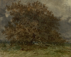 The Crooked Tree at the Carrefour de l'Epine by Théodore Rousseau