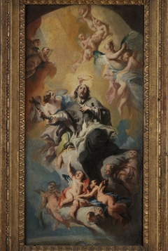 The Crowning of St. John Nepomuk by Carlo Carlone