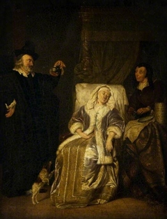 The Doctor's Visit by Pieter Cornelisz van Slingelandt