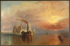 The Fighting "Temeraire," tugged to her Last Berth to be Broken Up, after Turner by Thomas Charles Farrer