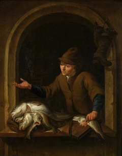The Fishmonger by Louis de Moni