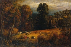 The Gleaning Field by Samuel Palmer