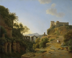 The Gulf of Naples with the Island of Ischia in the Distance by Josephus Augustus Knip